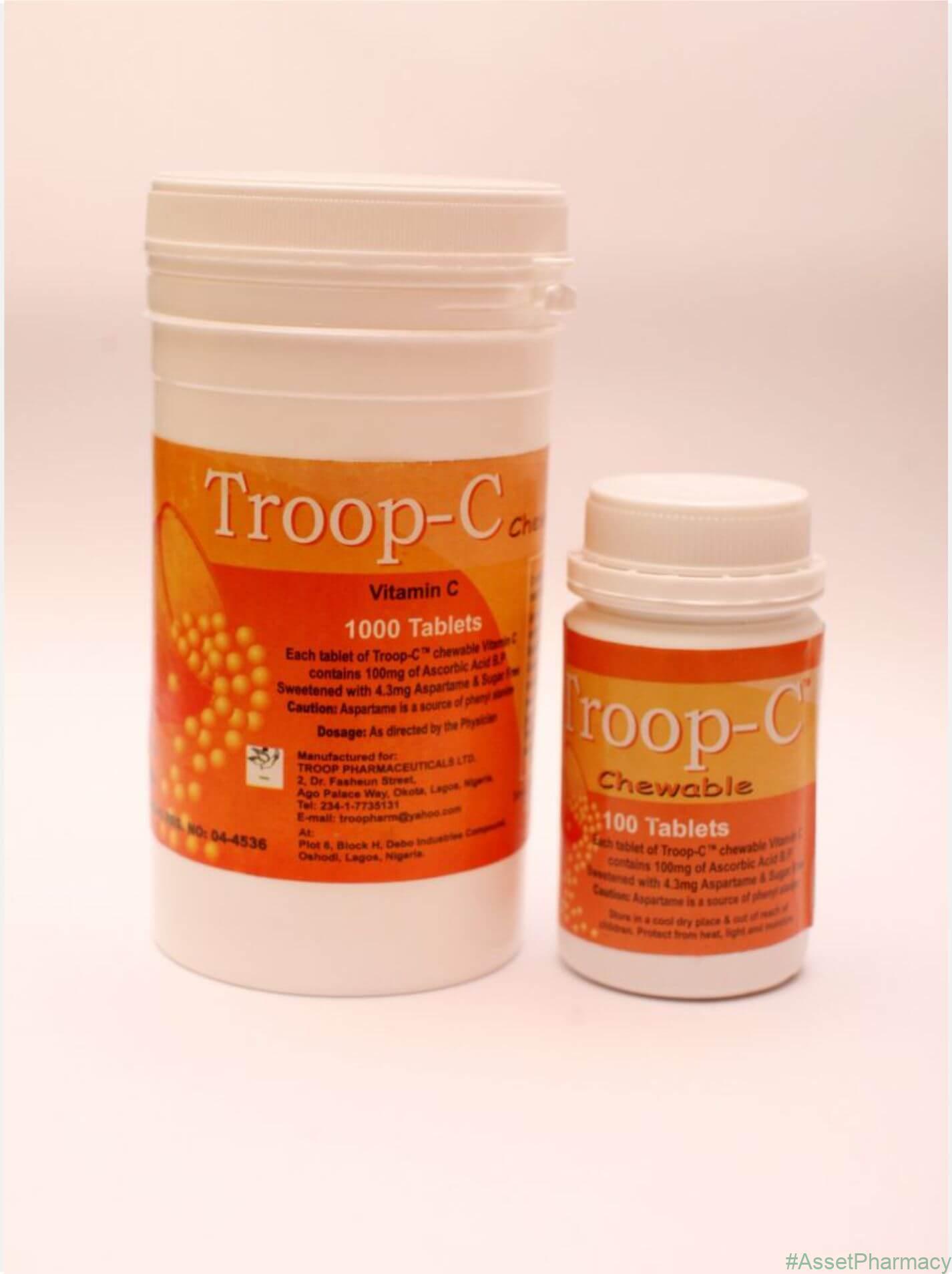 Chewable vitamin C Tablet 100 Tablets