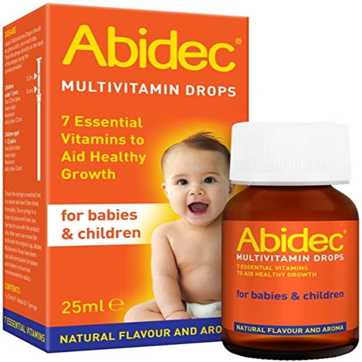 Abidec Multivitamin Drops- Suitable from Birth, 25ml