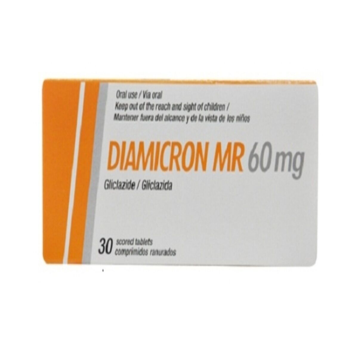 Diamicron MR 60mg Tablets, 30 Tablets