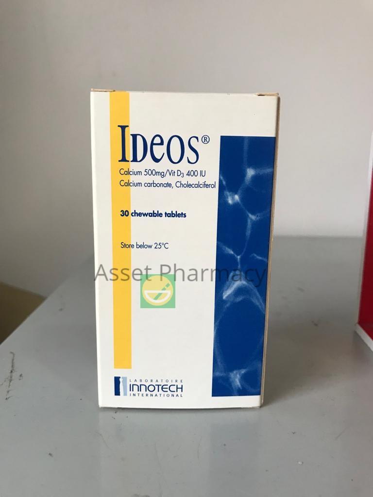 IDEOS 500mg/400 IU Chewable Tablets